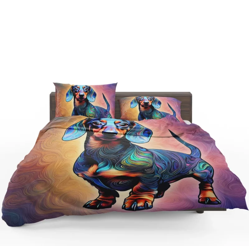 Teen Stylish Home Dachshund Decor Bedding Set 1