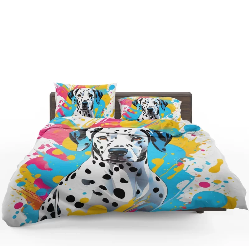 Teen Stylish Home Dalmatian Decor Bedding Set 1