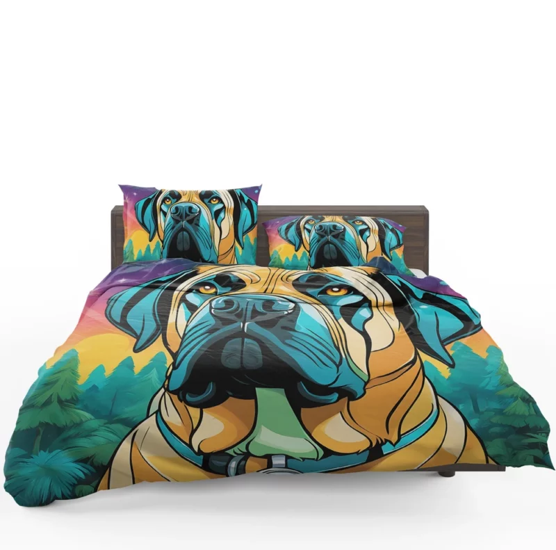 Teen Stylish Home English Mastiff Decor Bedding Set 1