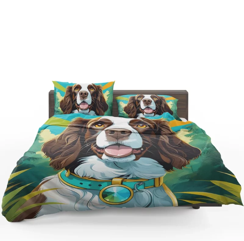 Teen Stylish Home English Springer Spaniel Decor Bedding Set 1