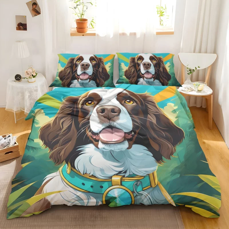 Teen Stylish Home English Springer Spaniel Decor Bedding Set 2