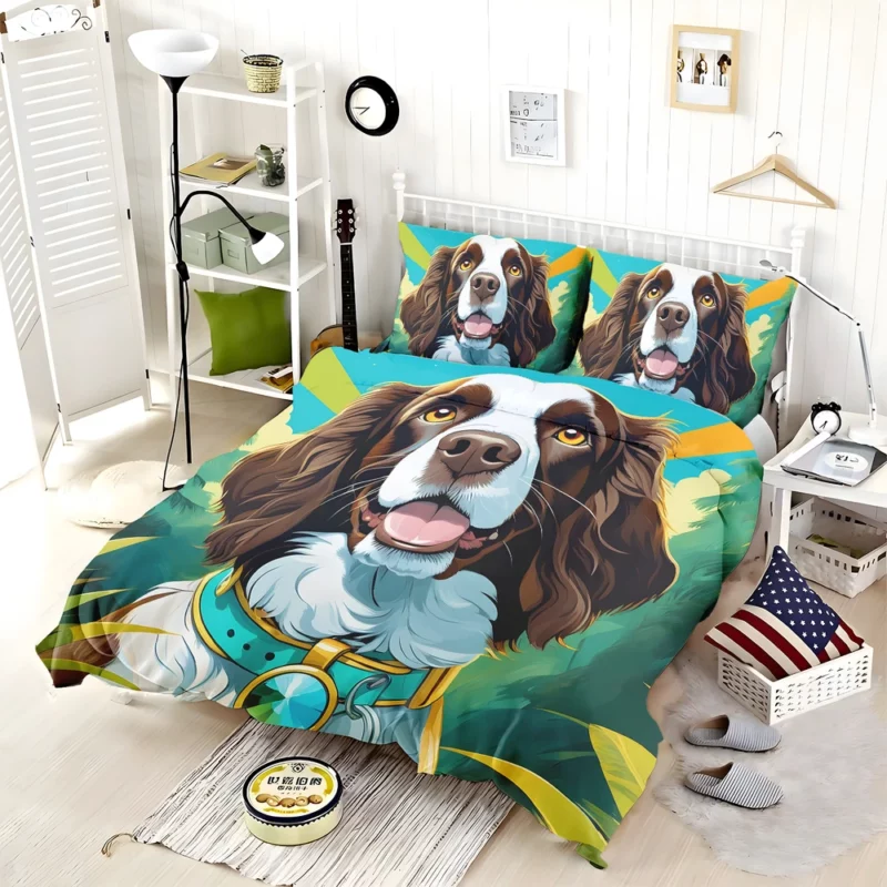 Teen Stylish Home English Springer Spaniel Decor Bedding Set