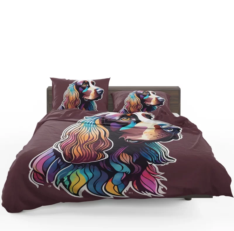 Teen Stylish Home Field Spaniel Decor Bedding Set 1