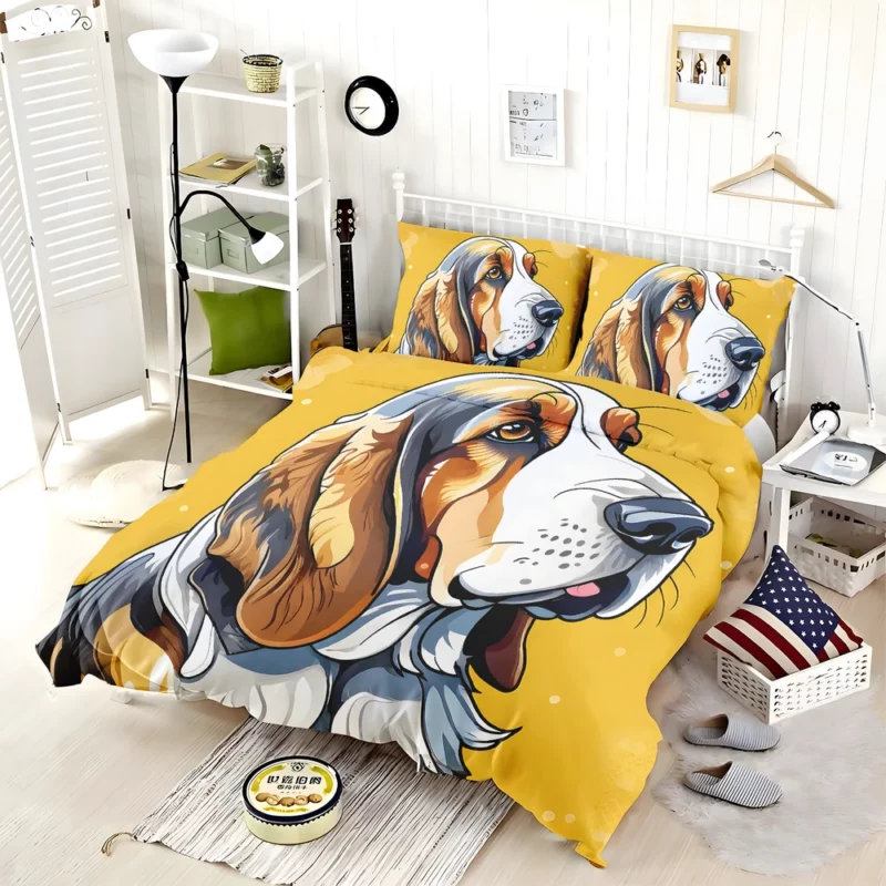 Teen Stylish Home Grand Basset Griffon Vendeen Decor Bedding Set