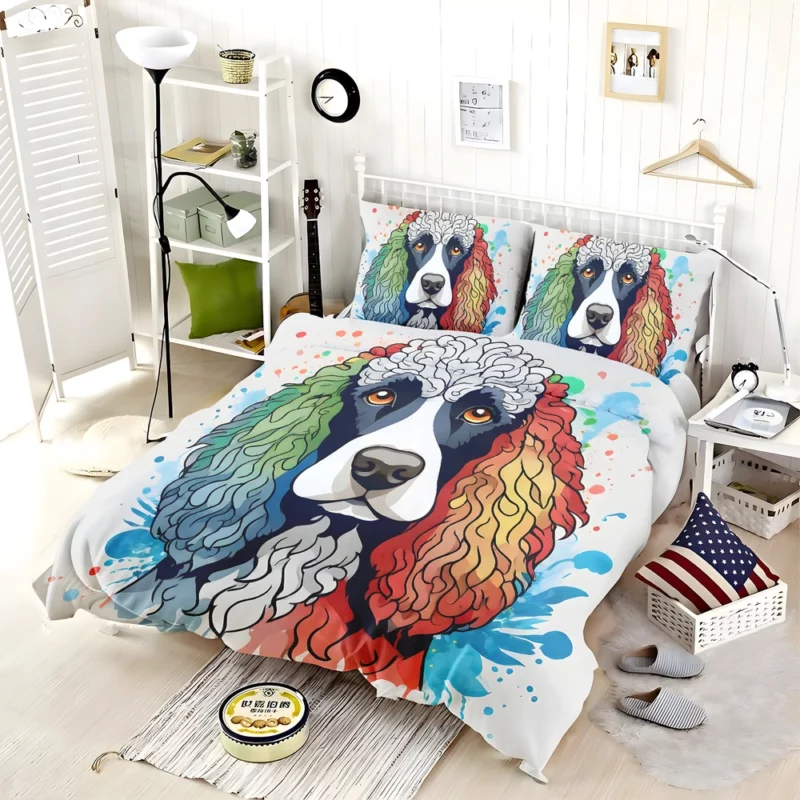 Teen Stylish Home Irish Water Spaniel Decor Bedding Set