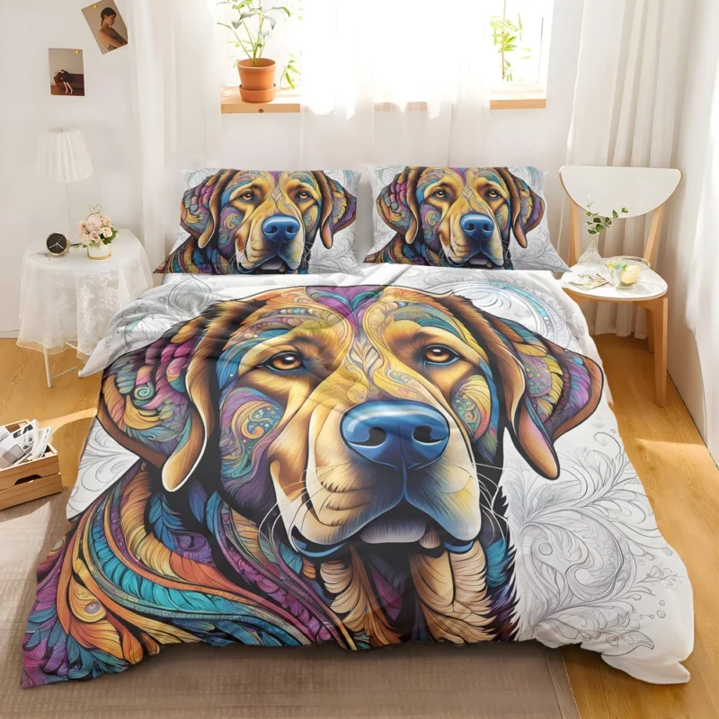 Teen Stylish Home Labrador Retriever Decor Bedding Set 2