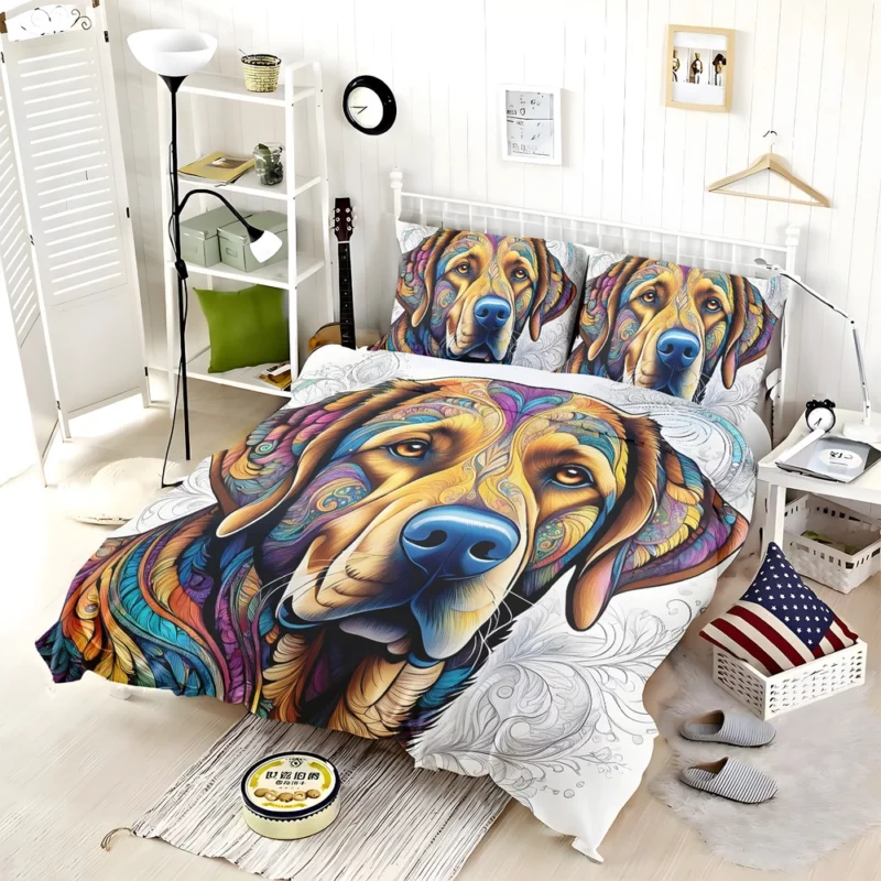 Teen Stylish Home Labrador Retriever Decor Bedding Set