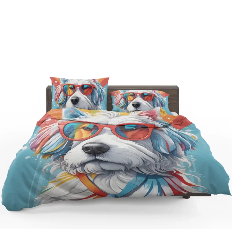 Teen Stylish Home Lowchen Decor Bedding Set 1