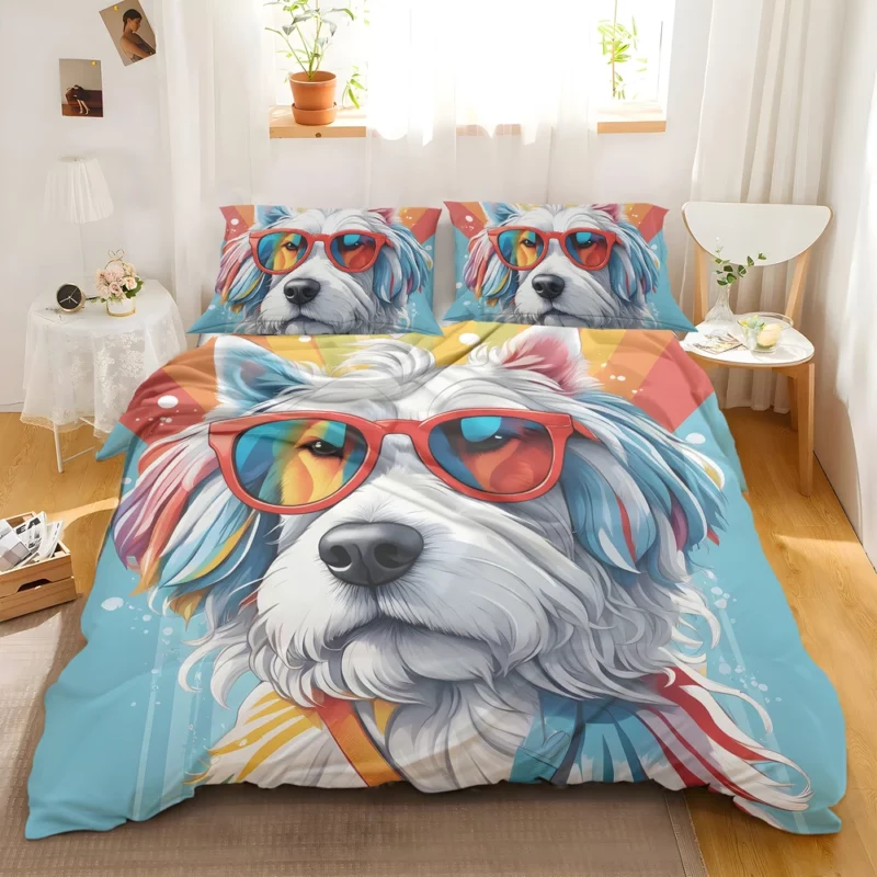 Teen Stylish Home Lowchen Decor Bedding Set 2