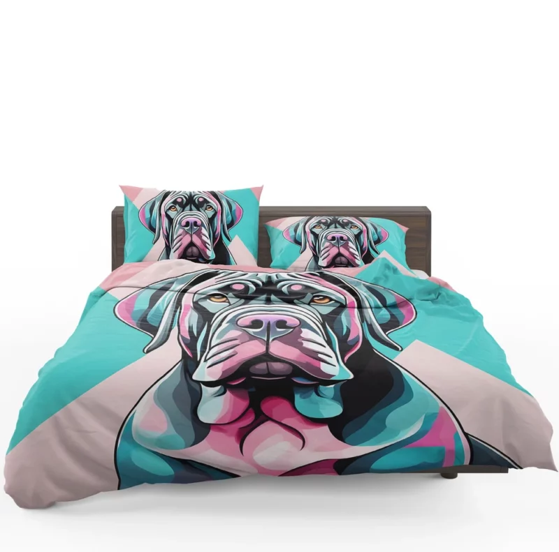 Teen Stylish Home Neapolitan Mastiff Decor Bedding Set 1