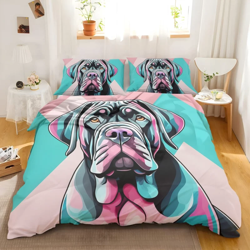 Teen Stylish Home Neapolitan Mastiff Decor Bedding Set 2