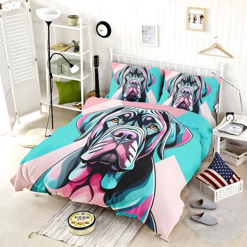 Teen Stylish Home Neapolitan Mastiff Decor Bedding Set