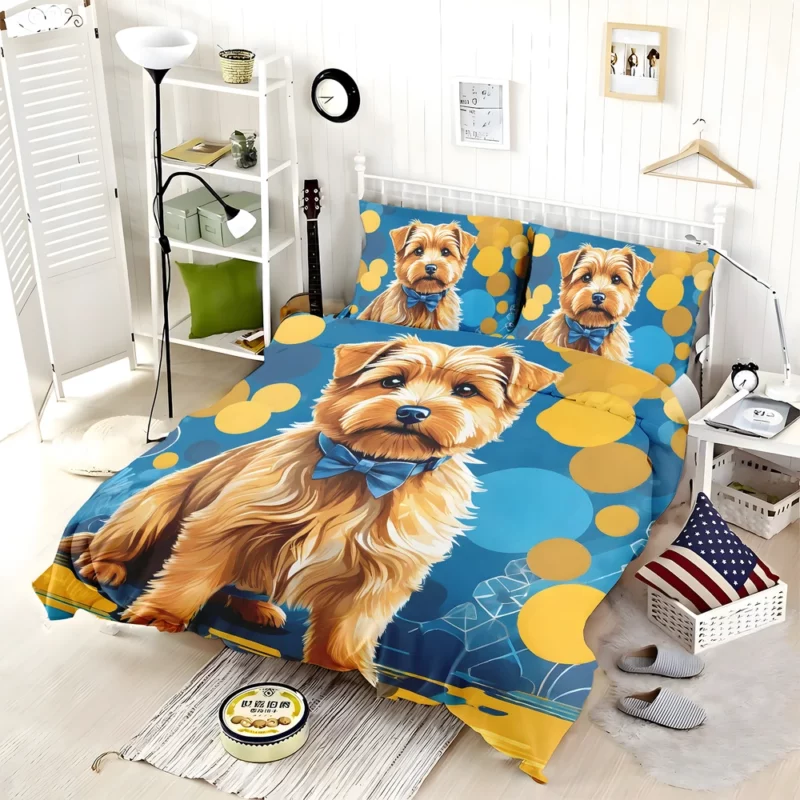 Teen Stylish Home Norfolk Terrier Decor Bedding Set