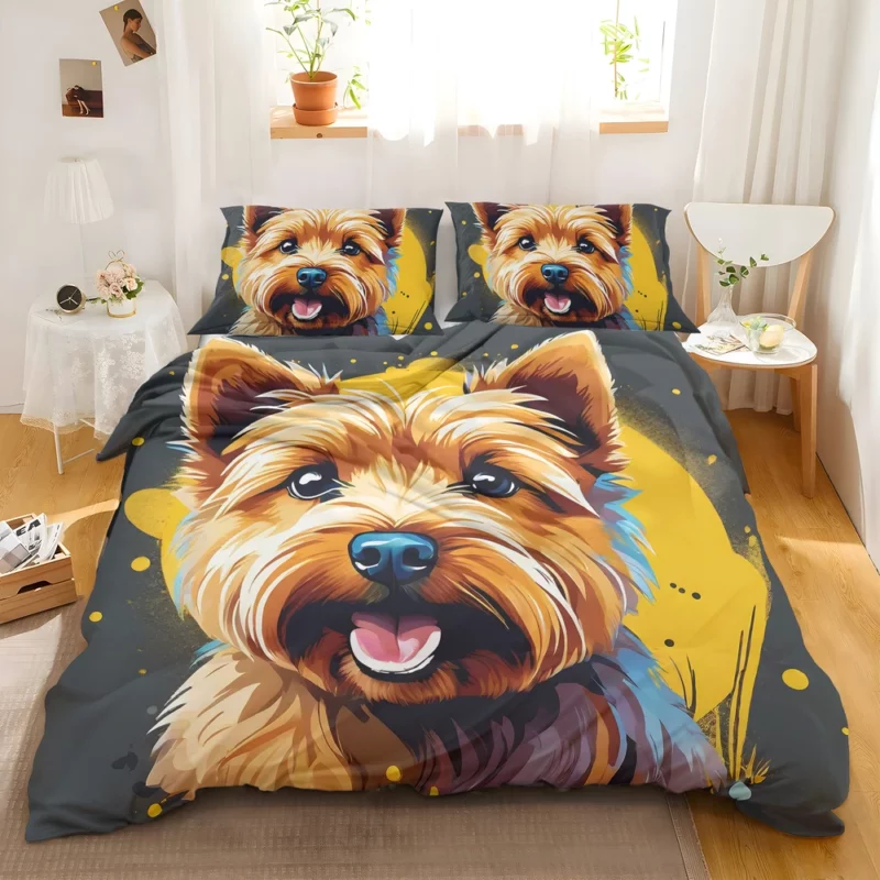 Teen Stylish Home Norwich Terrier Decor Bedding Set 2