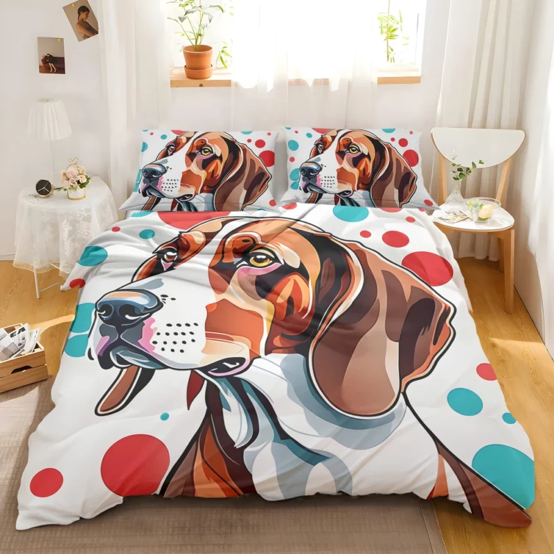 Tenacious Wonder Treeing Walker Coonhound Dog Breed Bedding Set 2