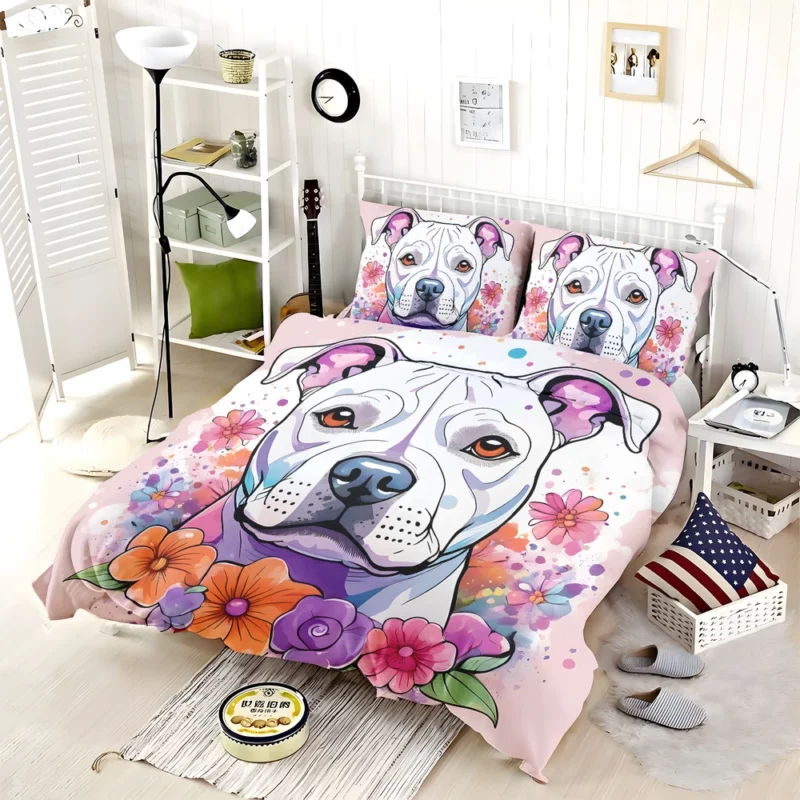 Terrier Charm Staffordshire Bull Terrier Dog Bedding Set