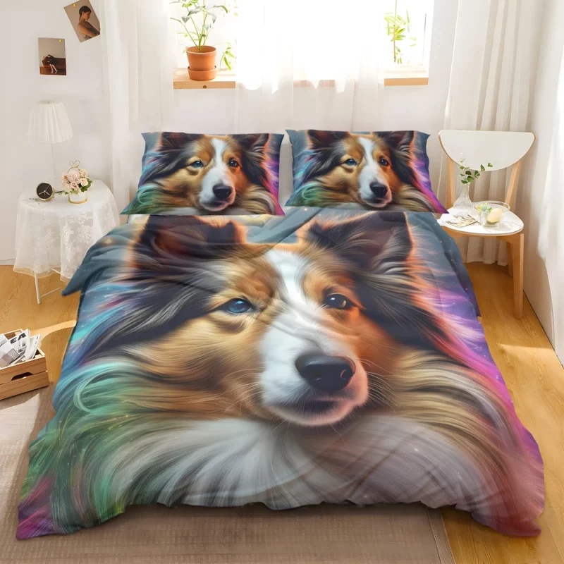 The Agile Shetland Sheepdog Loyal Dog Bedding Set 2