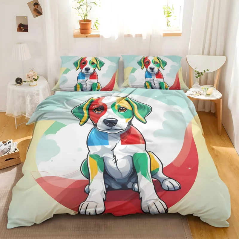 The Agile Sloughi Arabian Dog Bedding Set 2