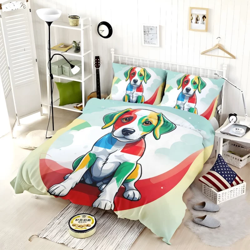 The Agile Sloughi Arabian Dog Bedding Set