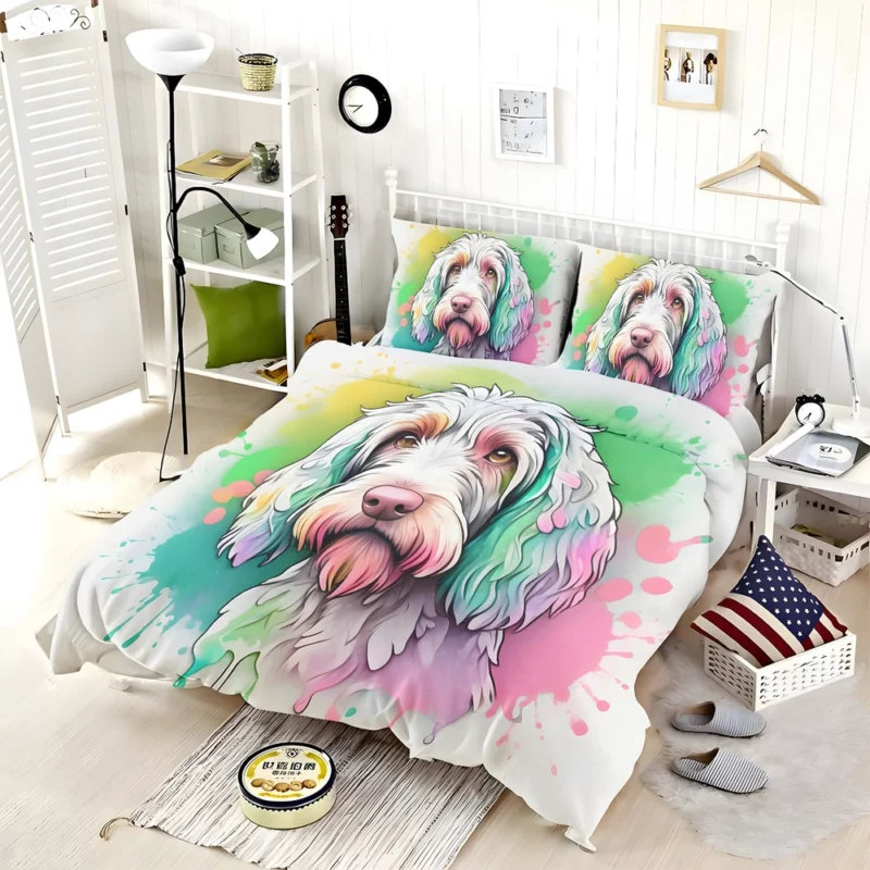 The Agile Spinone Italiano Dog Bedding Set