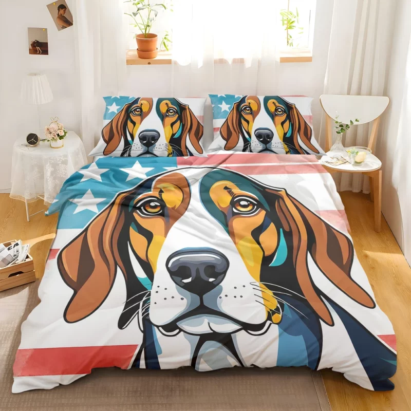 The Agile Treeing Walker Coonhound Loyal Dog Bedding Set 2