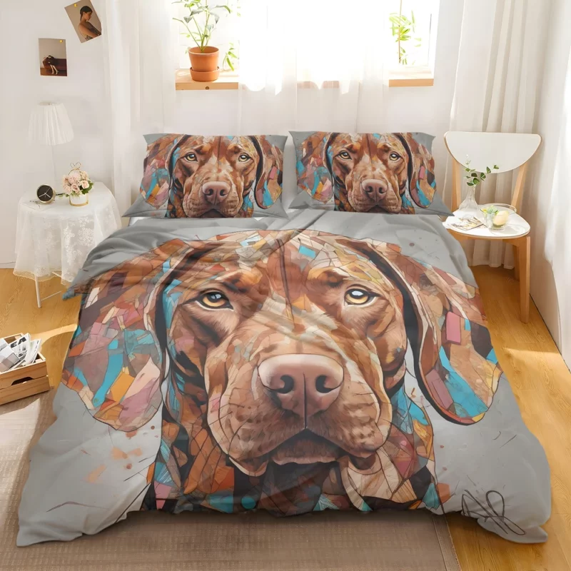 The Agile Vizsla Energetic Dog Bedding Set 2