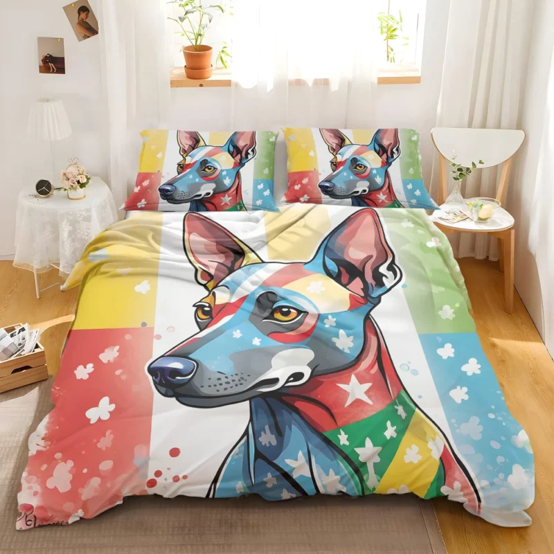 The Agile Xoloitzcuintli Energetic Dog Bedding Set 2