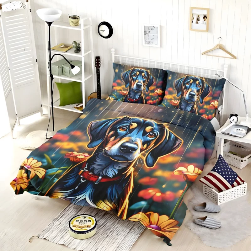 The Bold Plott HoundDog Breed Bedding Set