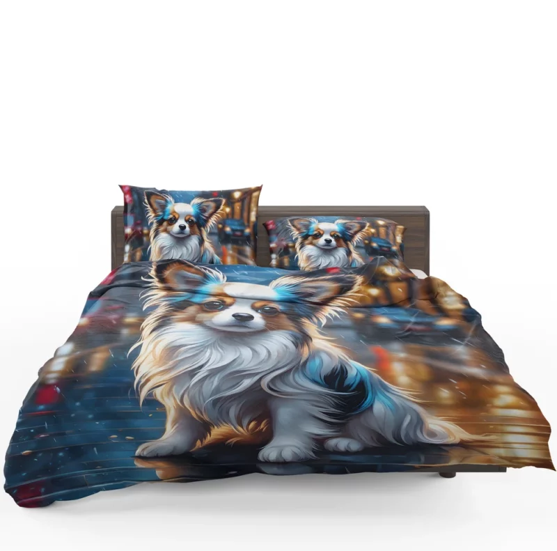 The Charming Papillon Dog Breed Bedding Set 1