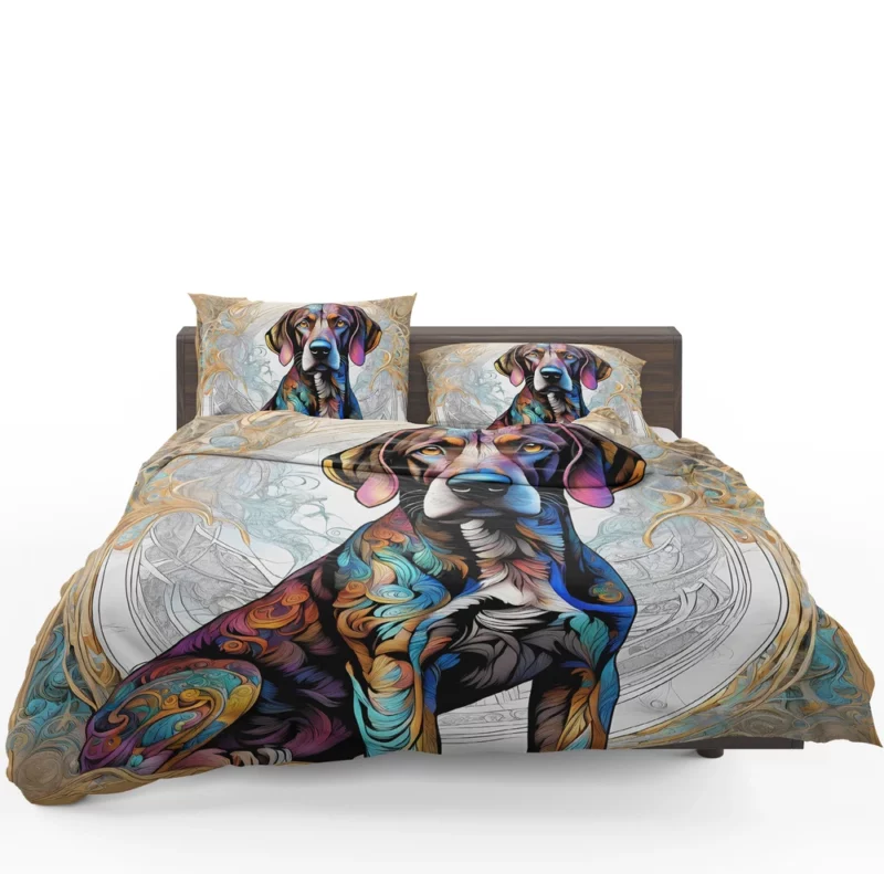 The Courageous Plott Hound Dog Bedding Set 1