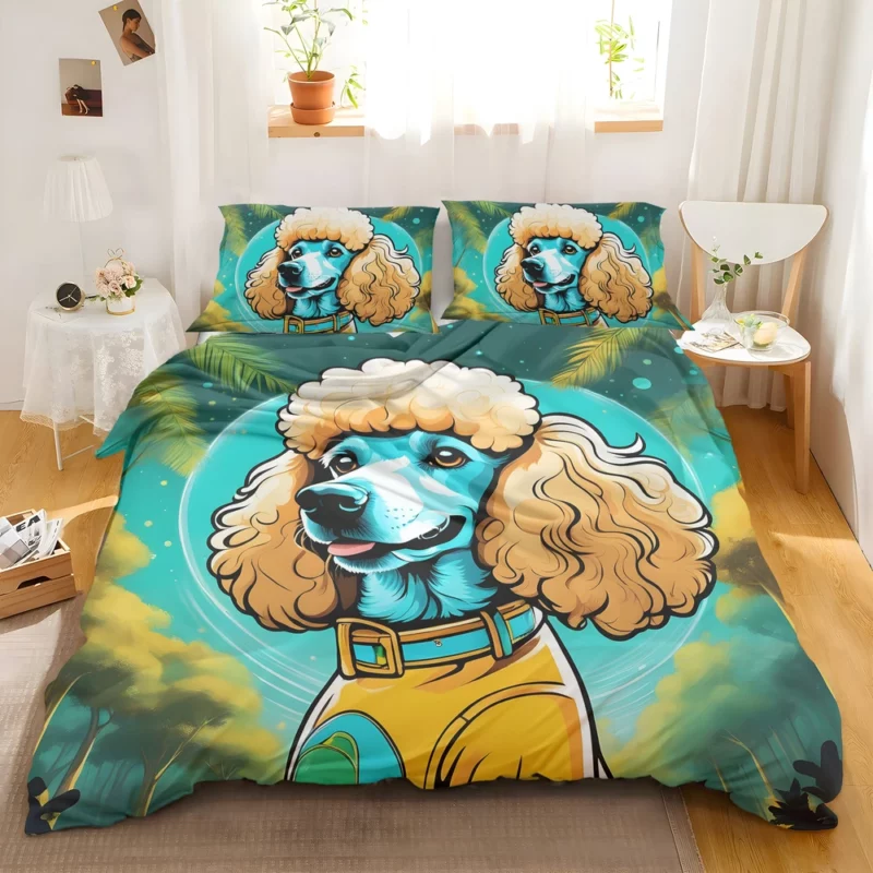 The Elegant Poodle Graceful Dog Bedding Set 2