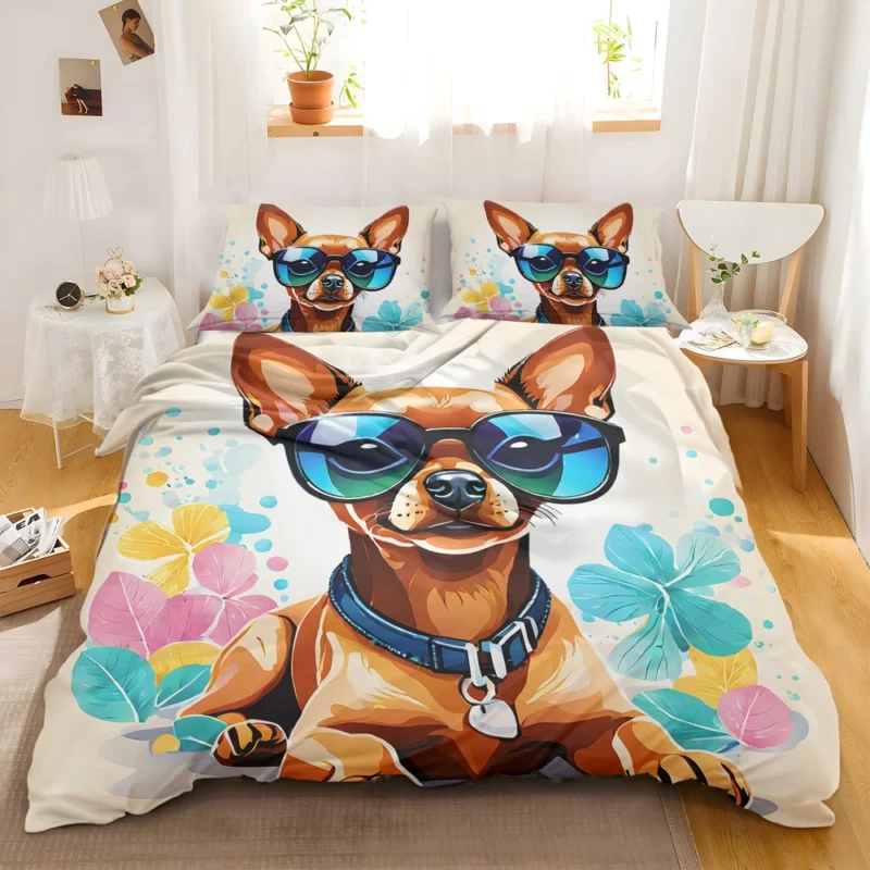 The Elegant Russian Toy Terrier Dog Breed Bedding Set 2