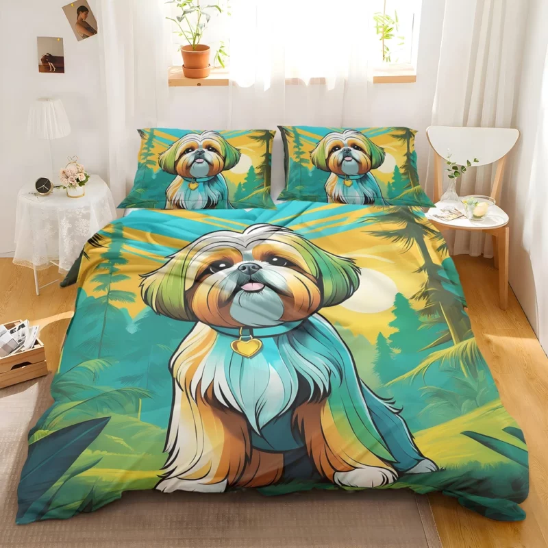 The Elegant Shih Tzu Dog Bedding Set 2