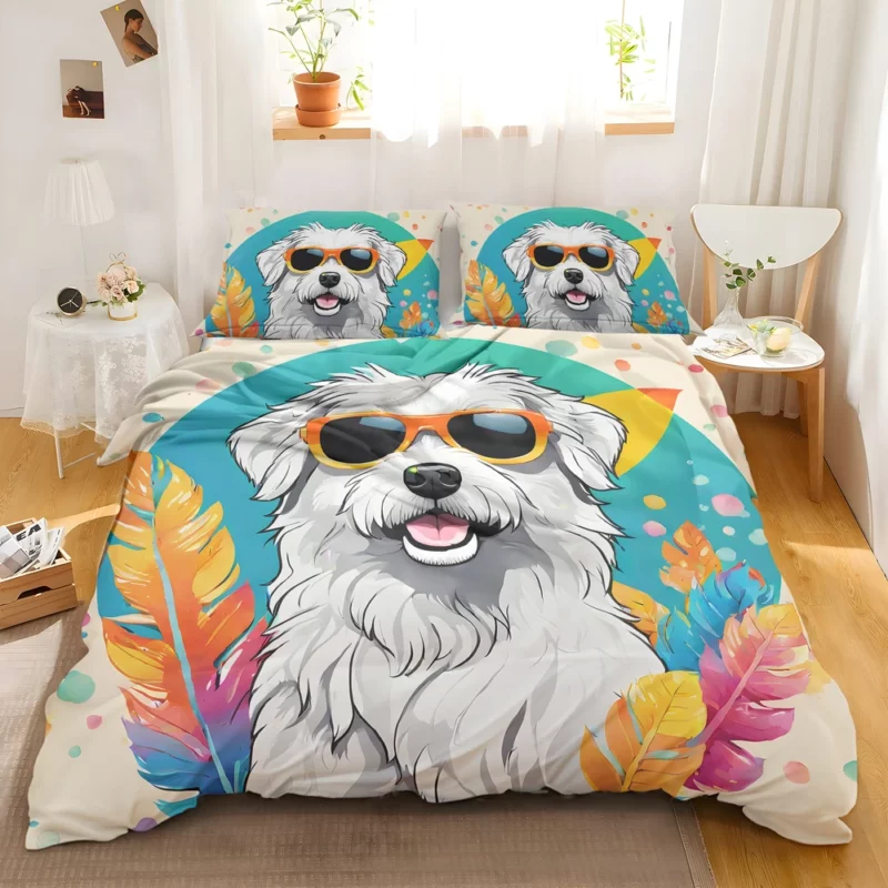 The Energetic Pyrenean Shepherd Dog Bedding Set 2