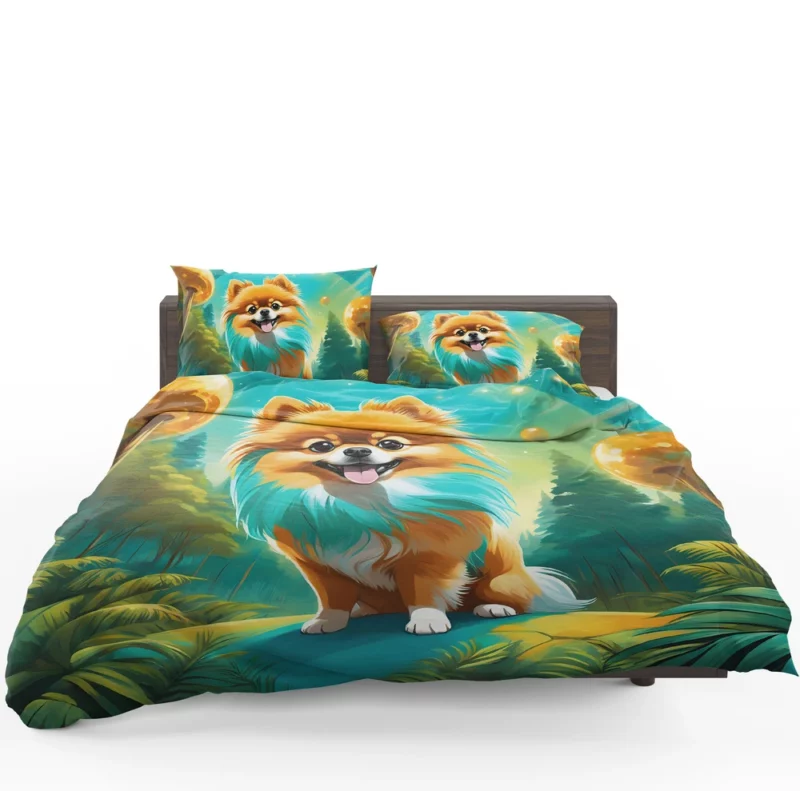 The Fluffy Marvel Pomeranian Dog Bedding Set 1