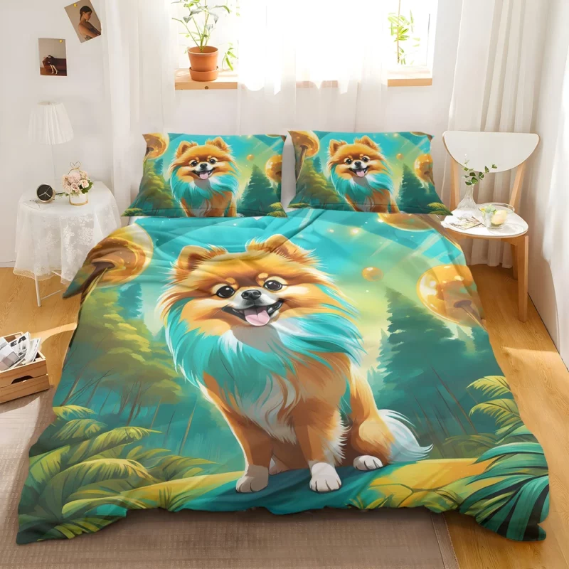 The Fluffy Marvel Pomeranian Dog Bedding Set 2