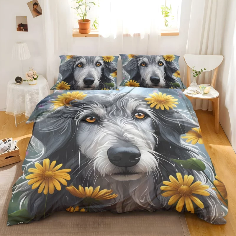 The Gentle Scottish Deerhound Dog Bedding Set 2