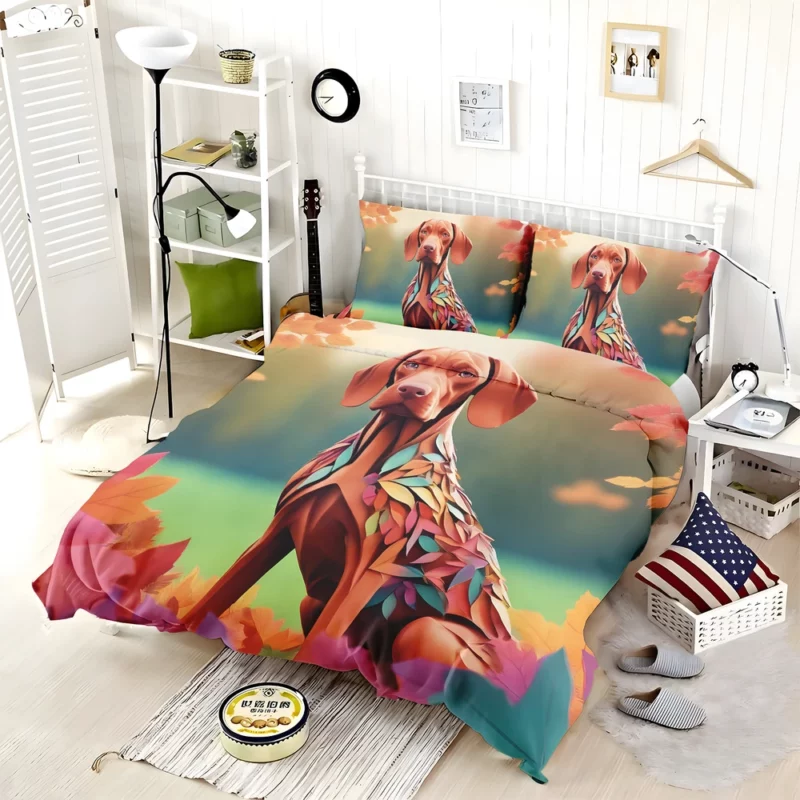 The Hungarian Charm Vizsla Dog Bedding Set