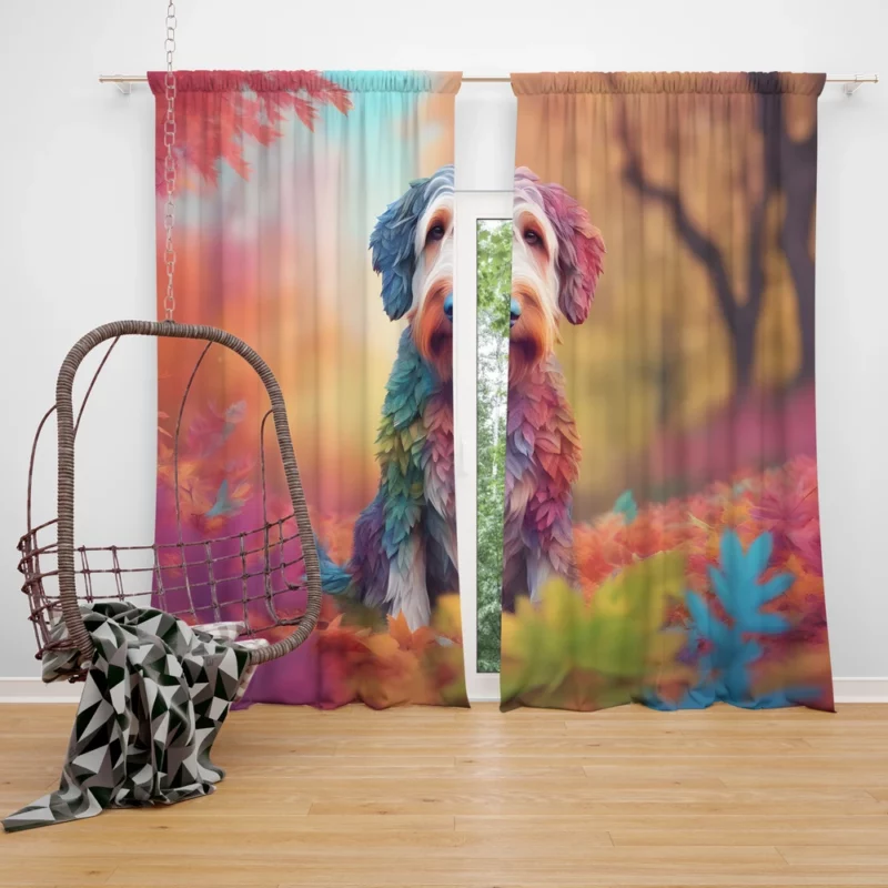 The Italian Charm Spinone Italiano Dog Curtain