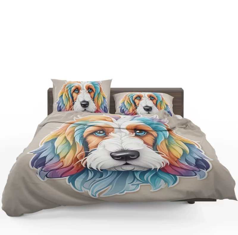 The Lively Petit Basset Griffon Vendeen Bedding Set 1