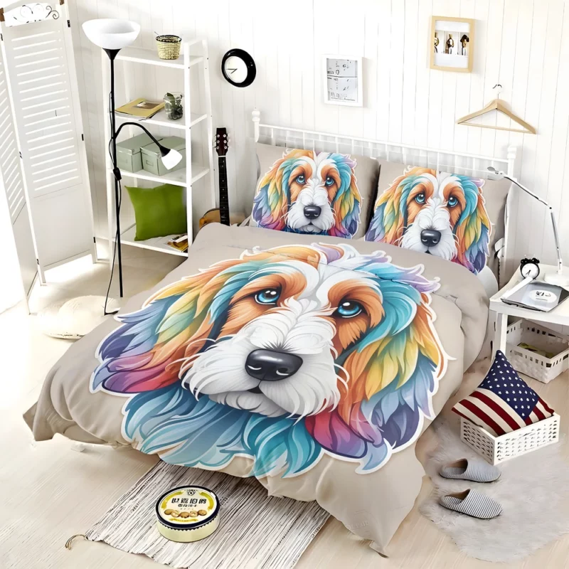 The Lively Petit Basset Griffon Vendeen Bedding Set