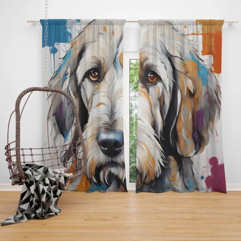 The Loyal Spinone Italiano Dog Curtain