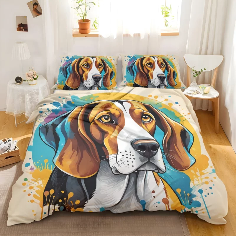 The Loyal Treeing Walker Coonhound Dog Bedding Set 2