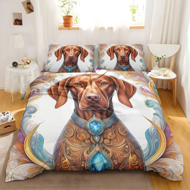 The Loyal Vizsla Dog Bedding Set 2