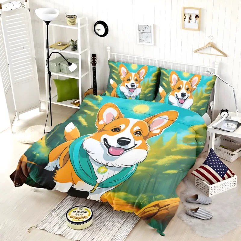 The Loyal Welsh Corgi Duo Bedding Set