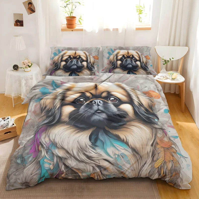 The Majestic Pekingese Dog Breed Bedding Set 2