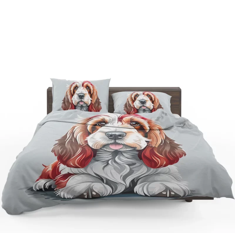 The Petit Basset Griffon Vendeen Energetic Dog Bedding Set 1