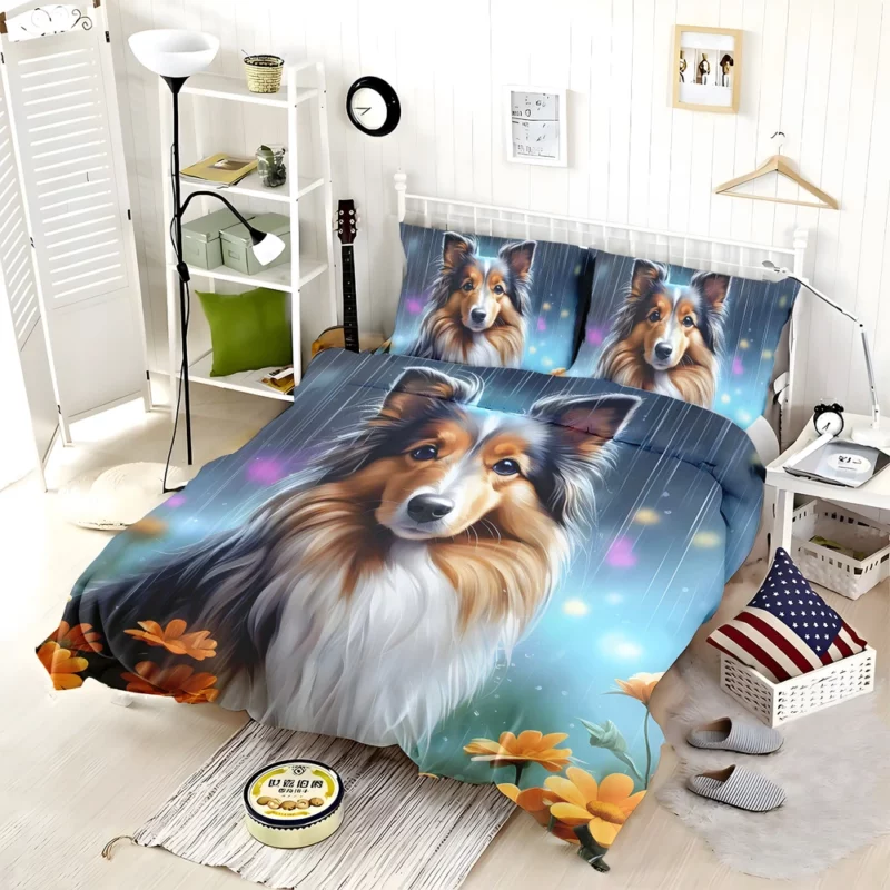 The Playful Shetland Sheepdog Companion Bedding Set