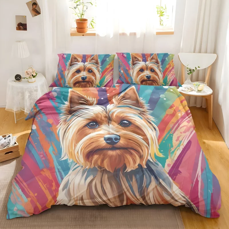 The Playful Silky Terrier Companion Bedding Set 2