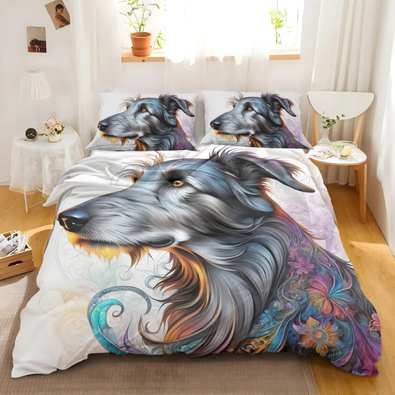 The Regal Scottish Deerhound Dog Bedding Set 2